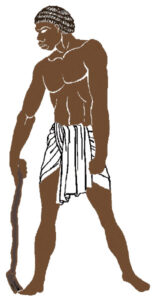 African slave from bible times.